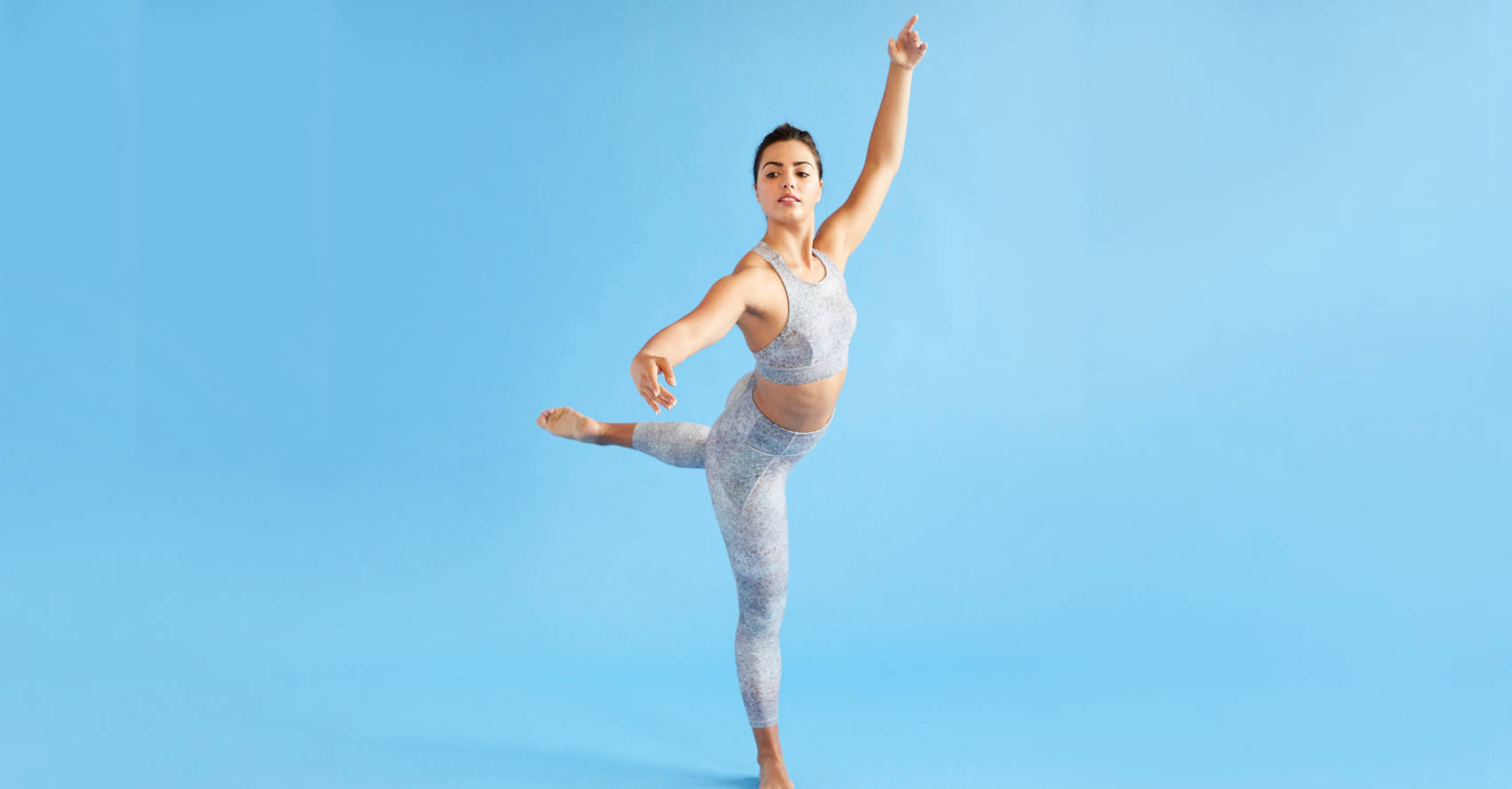 Ballerina, Ballet Dancer on Modern City Background. Attitude Position Stock  Image - Image of caucasian, attitude: 230119019